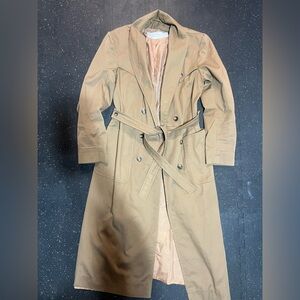 Vintage Tan Trench Coat with Belt